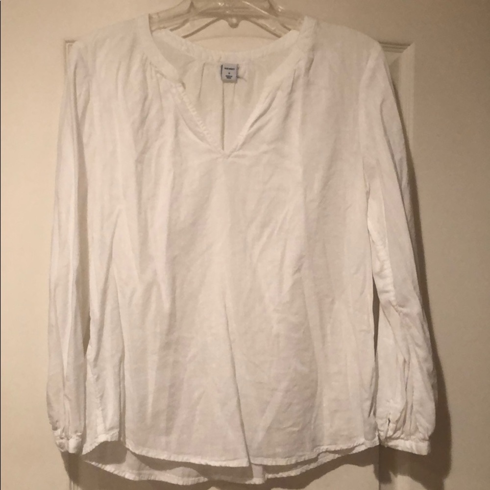 Old Navy White Tunic Top NWOT